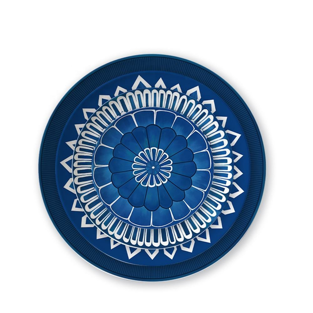 Blue Flower Hotel Porcelain Plates