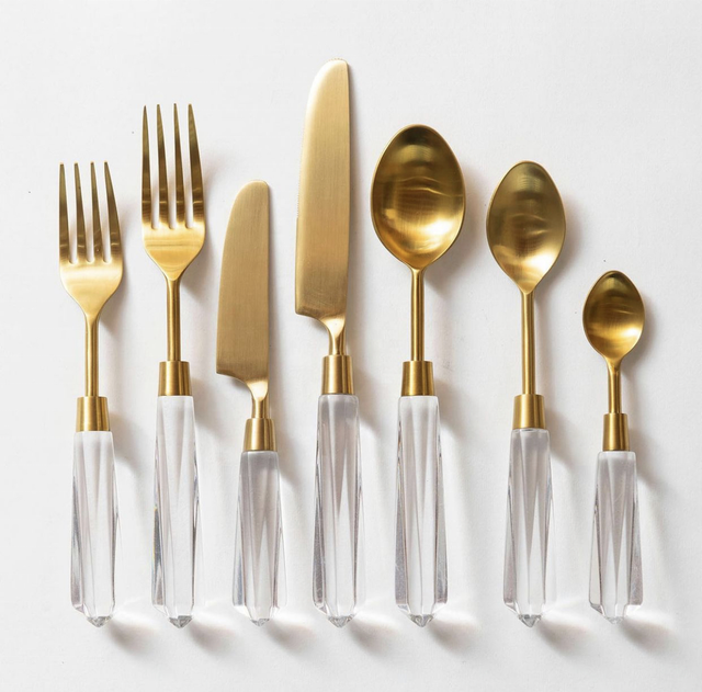 Gold Stainless Steel Flatware Set