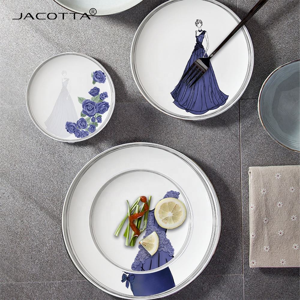 Wholesale Luxury Plato Bone China Set