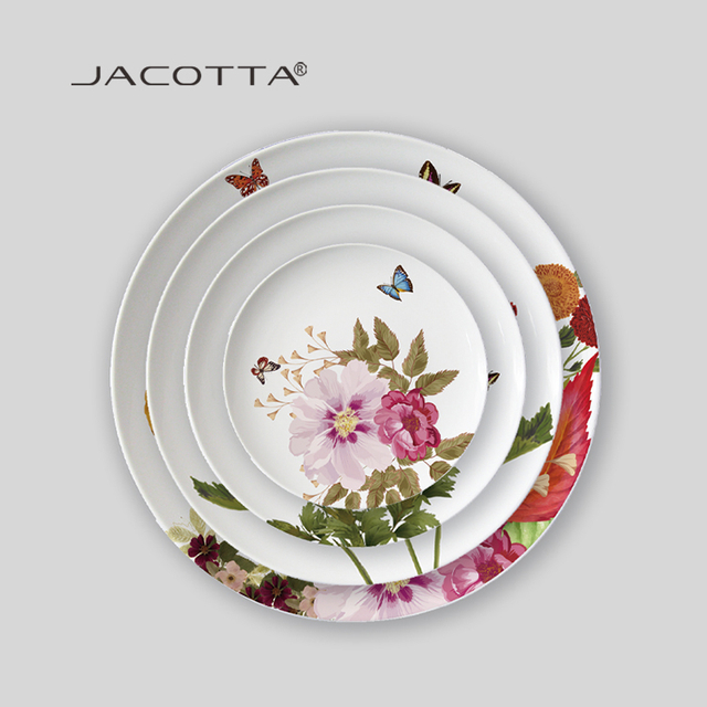 Floral Plate Set