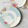 Luxury Gold Inlay Bone China Dinnerware Sets for Multi -purpose