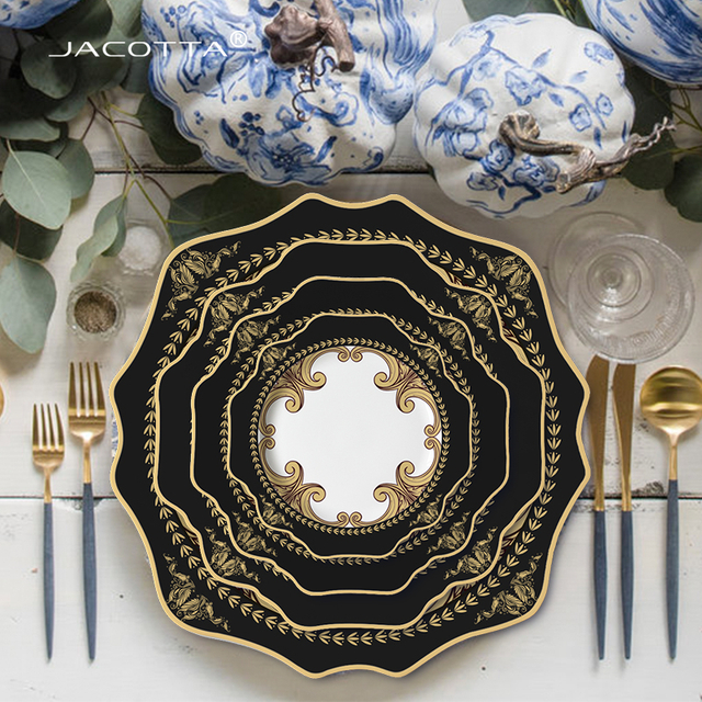 Black Ceramic Dinnerware