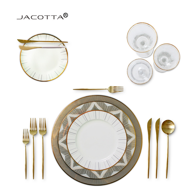 Modern Bone China Dinner Set