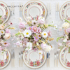 Pink Rose Porcelain Dinner Set Classic Dinnerware