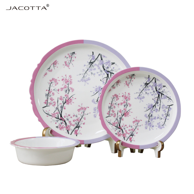 Valentine Ceramic Dessert Plates from China Manufacturer Shanxi