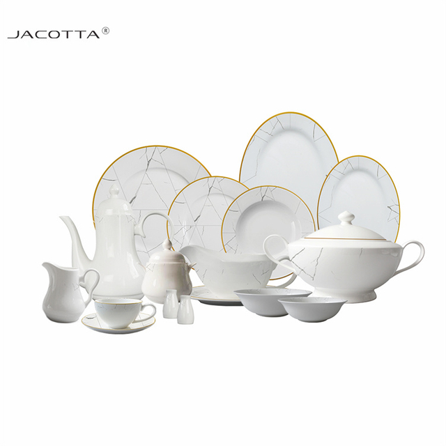 White Porcelain China Dinnerware