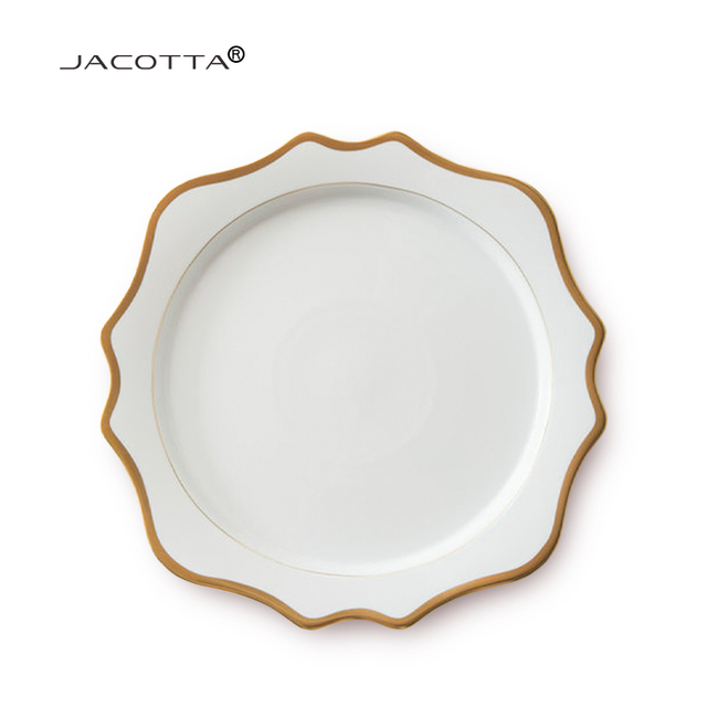 White Porcelain Charger Plates